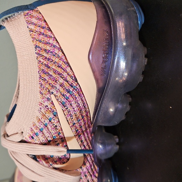Nike Women's Multicolor Flyknit Vapormax Sneakers - Picture 7 of 8